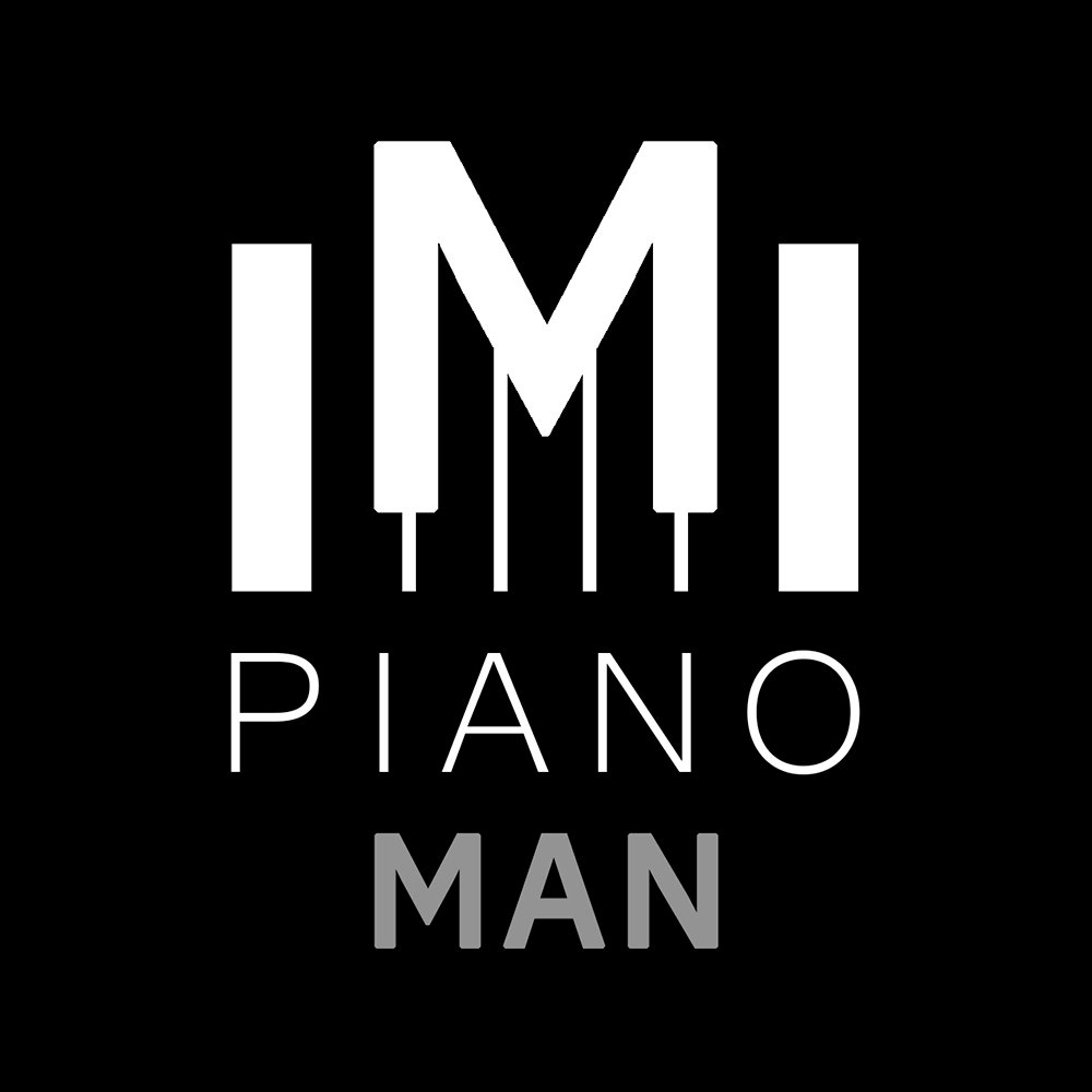 Pianoman Logo Black
